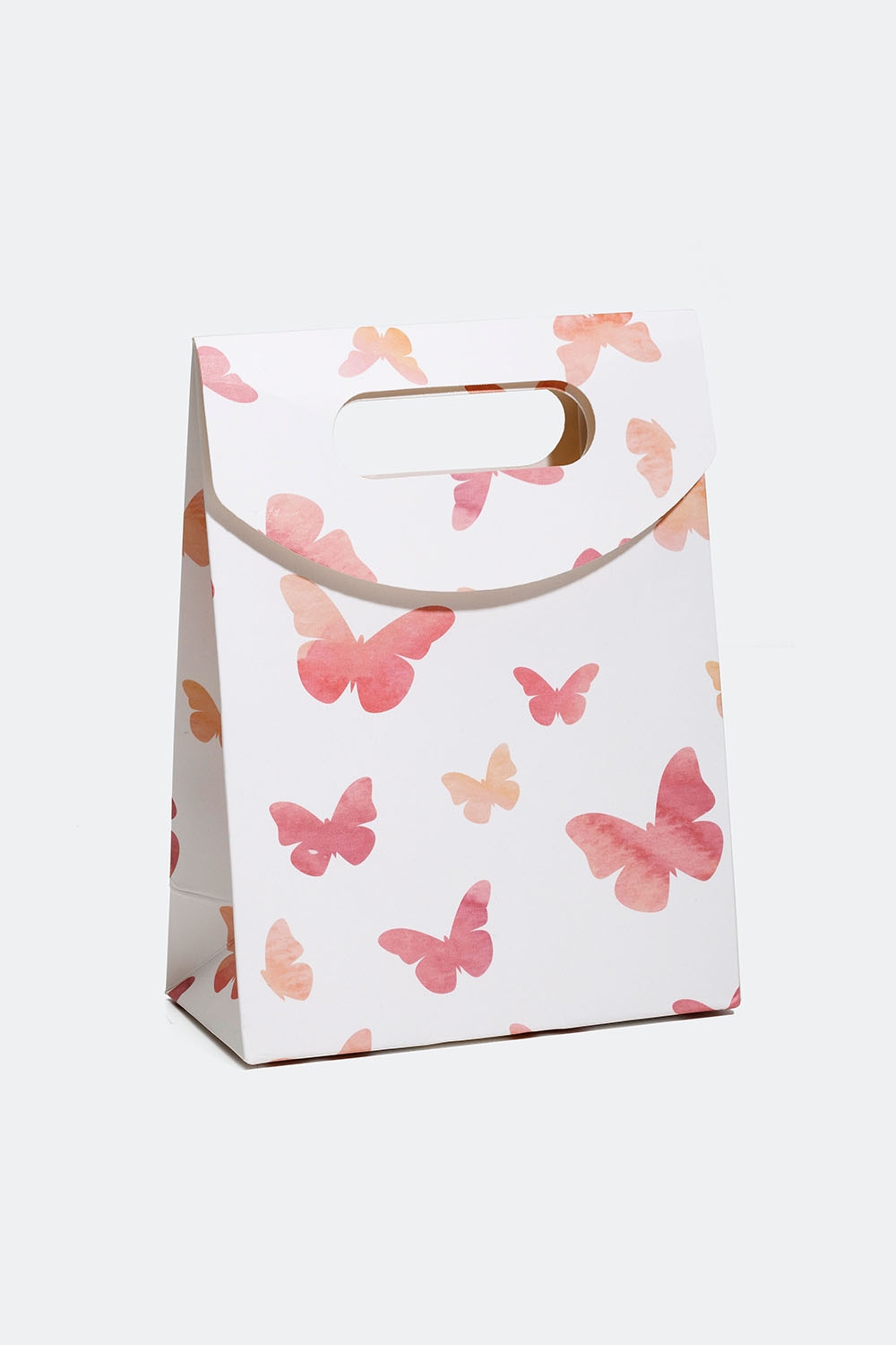 Gaveinnpakning med rosa sommerfugler i gruppen Gavetips / Gaveesker hos Glitter (109000115400)