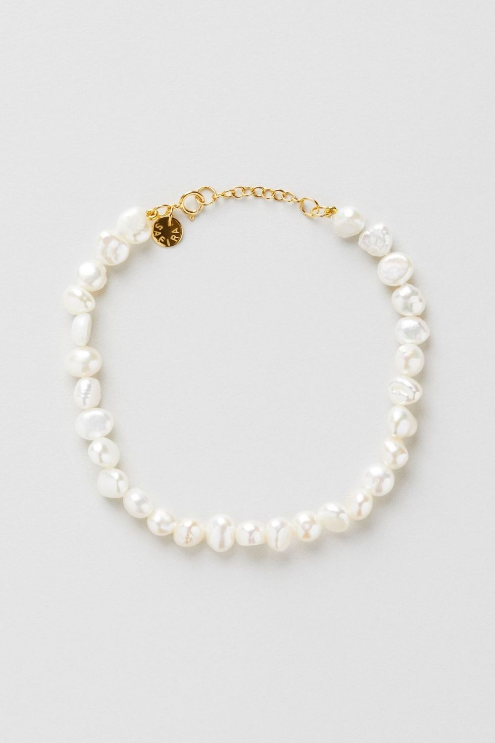Amour Pearl Bracelet 18k Gold Plated i gruppen Store week / hos Glitter (1200117-12-ONESIZE)