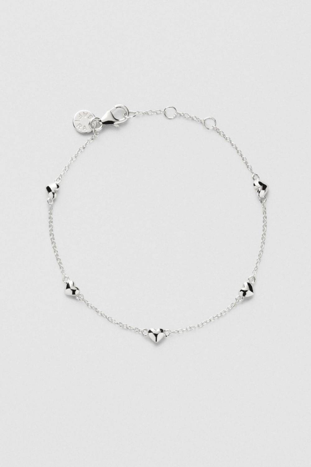 Solid Puffy Hearts Bracelet i gruppen Store week / hos Glitter (1200301-11-ONESIZE)