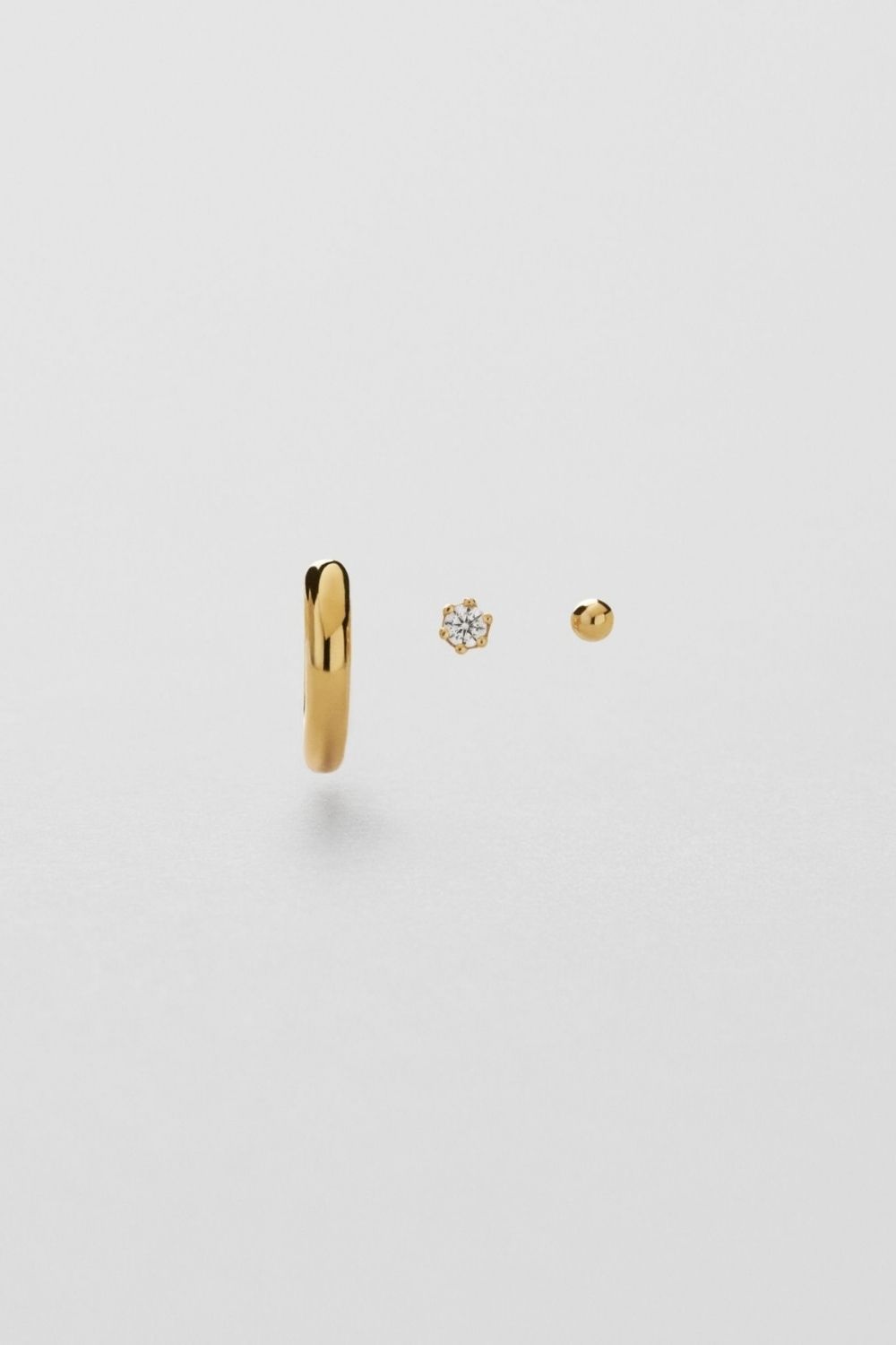 Classic 3-pack 18k Gold Plated i gruppen Gullbelagt ekte sølv / Gullbelagte øredobber hos Glitter (1301293-12-ONESIZE)