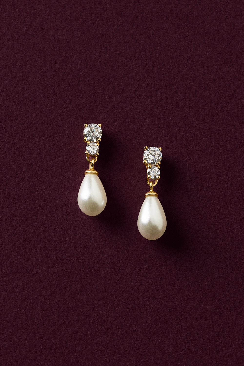 Ariel Pearl Studs 24k Gold Plated i gruppen Store week / hos Glitter (1301330-12-ONESIZE)