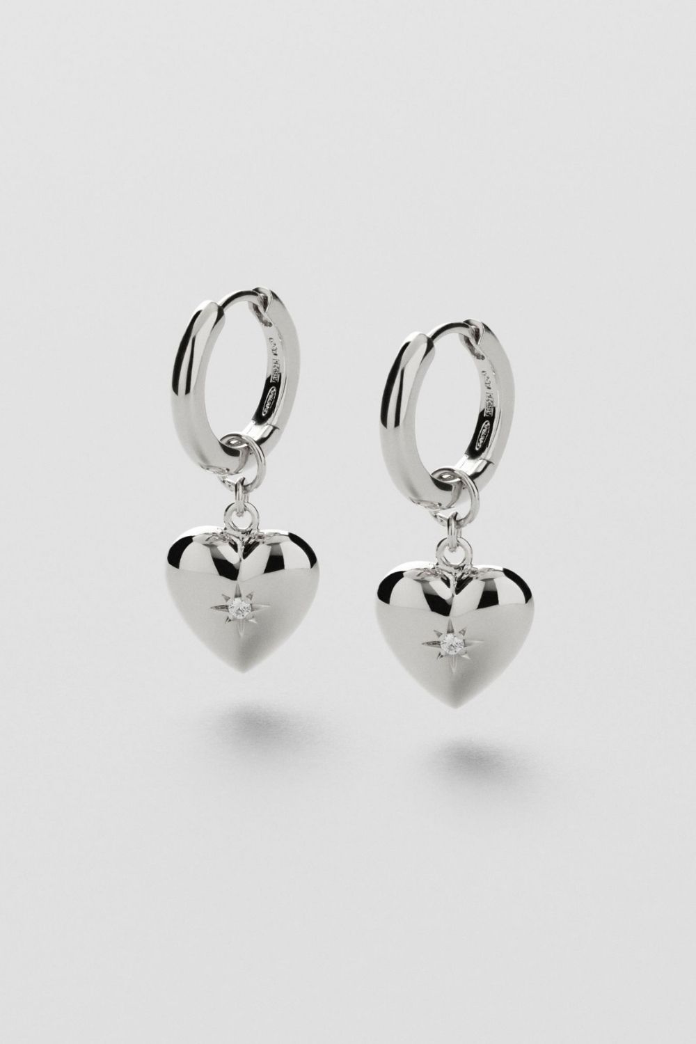 Heart As Gold Hoops i gruppen Store week / hos Glitter (1301361-11-ONESIZE)