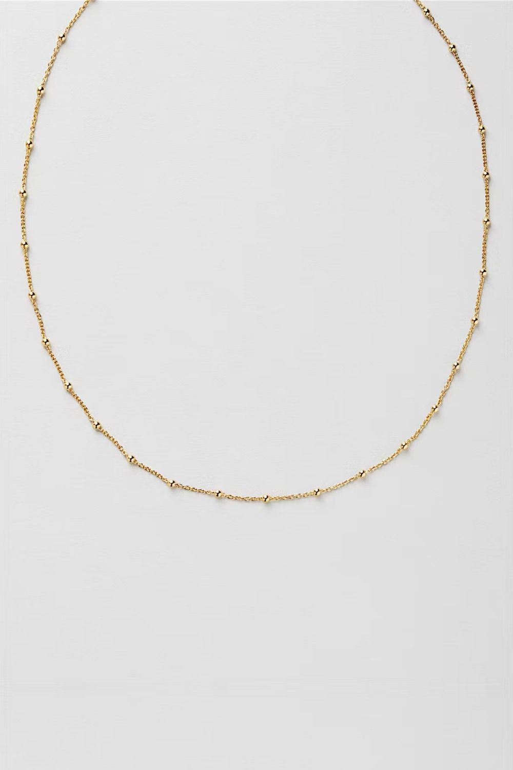 Dot Chain Choker 18k Gold Plated i gruppen Store week / hos Glitter (1400399-12-ONESIZE)
