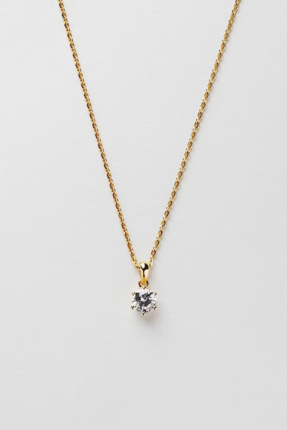 Love Bling Necklace 24k Gold Plated i gruppen Smykker / Halskjeder / Halskjeder med anheng hos Glitter (1400744-12-ONESIZE)
