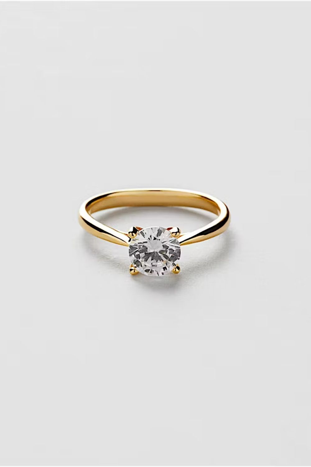 The One Ring 18k Gold Plated i gruppen Gullbelagt ekte sølv / Gullbelagte ringer hos Glitter (1500617-12)