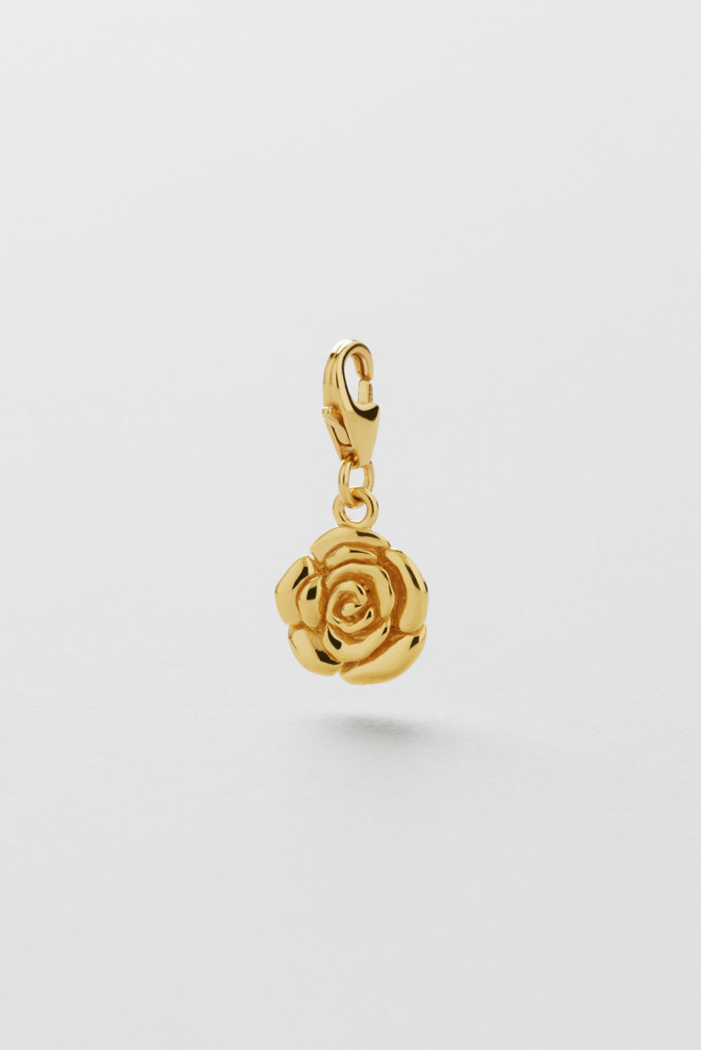 Rose Flower Charm 24k Gold Plated i gruppen Safira - Anheng hos Glitter (1700140-12-ONESIZE)