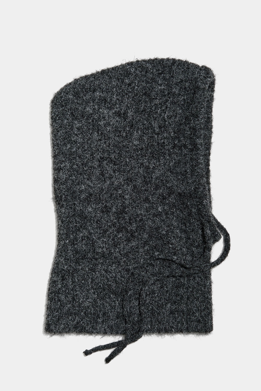 Mørkegrå ribbestrikket balaklava i gruppen Accessories / Strikket / Luer hos Glitter (171001499700)