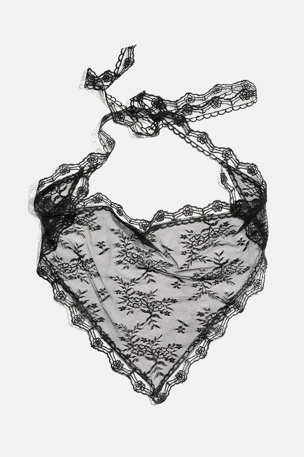 Svart skjerf i blonde i gruppen Accessories / Scarves hos Glitter (171001569000)