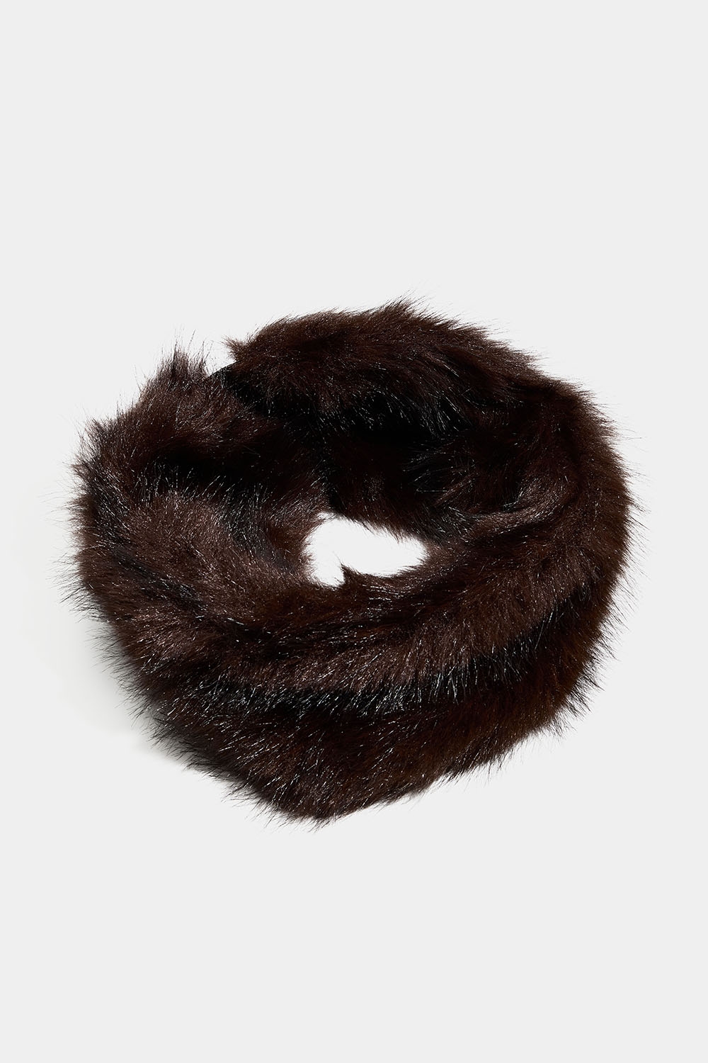 Bredt pannebånd i mørkebrun fuskepels i gruppen Accessories hos Glitter (171001738200)