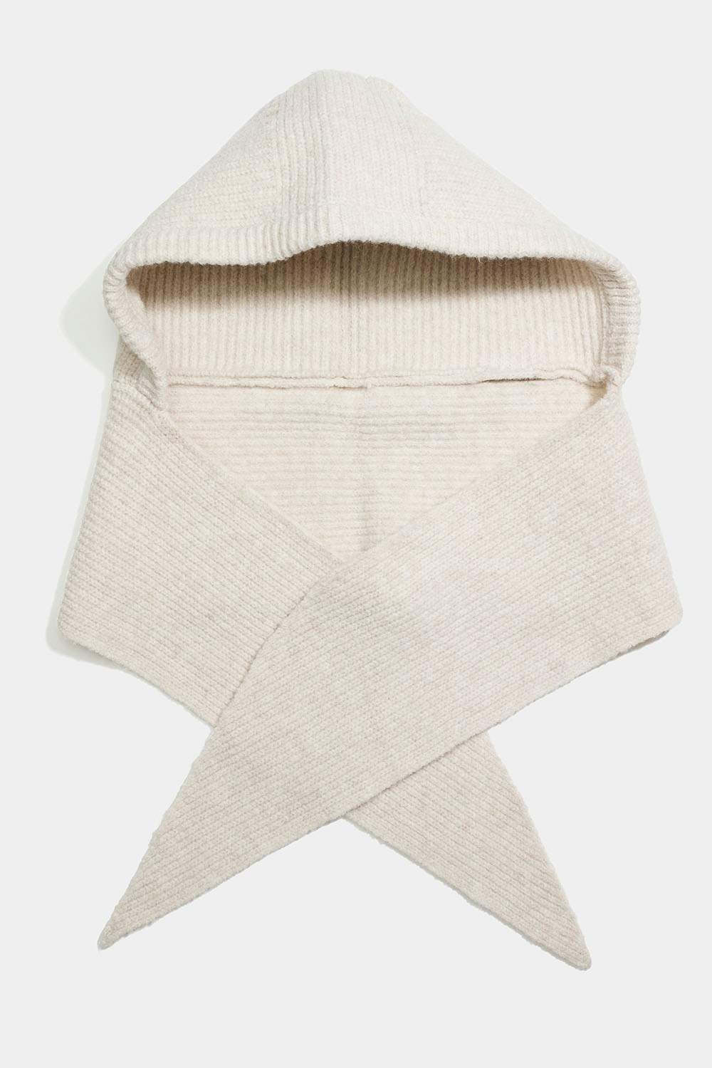 Beige balaklava med skjerf i gruppen Accessories / Strikket / Luer hos Glitter (171001918300)
