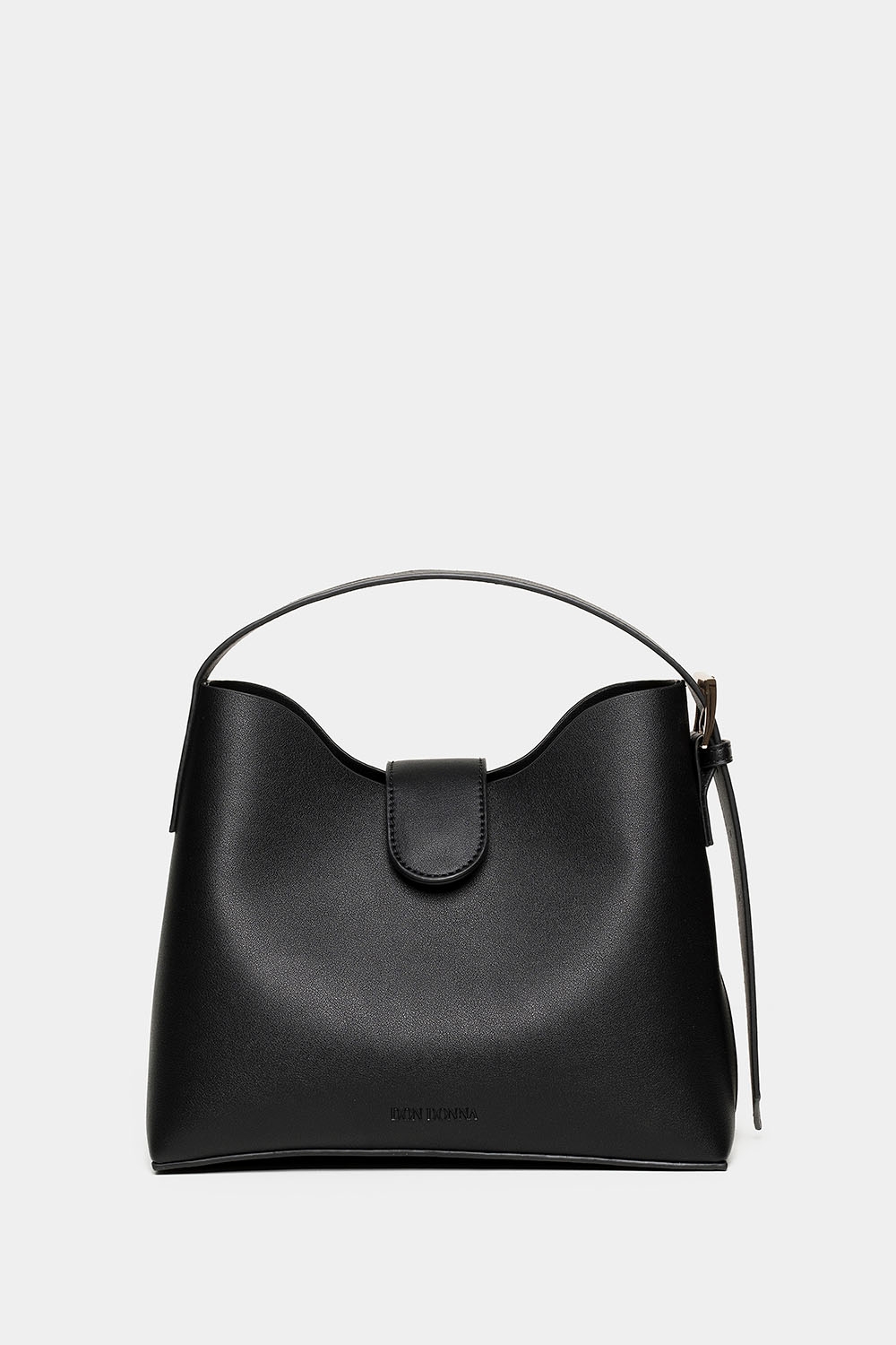 Svart veske med bred skulderrem i gruppen Don Donna - vesker hos Glitter (172001349000)