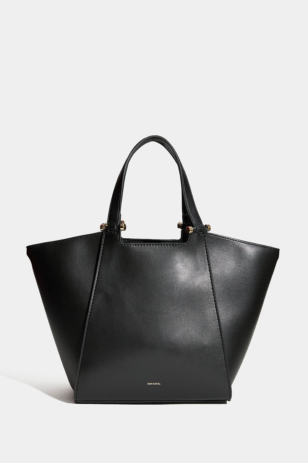 Liten svart tote bag med dobbelt skulderrem i gruppen Vesker / Shoppers hos Glitter (172001969000)