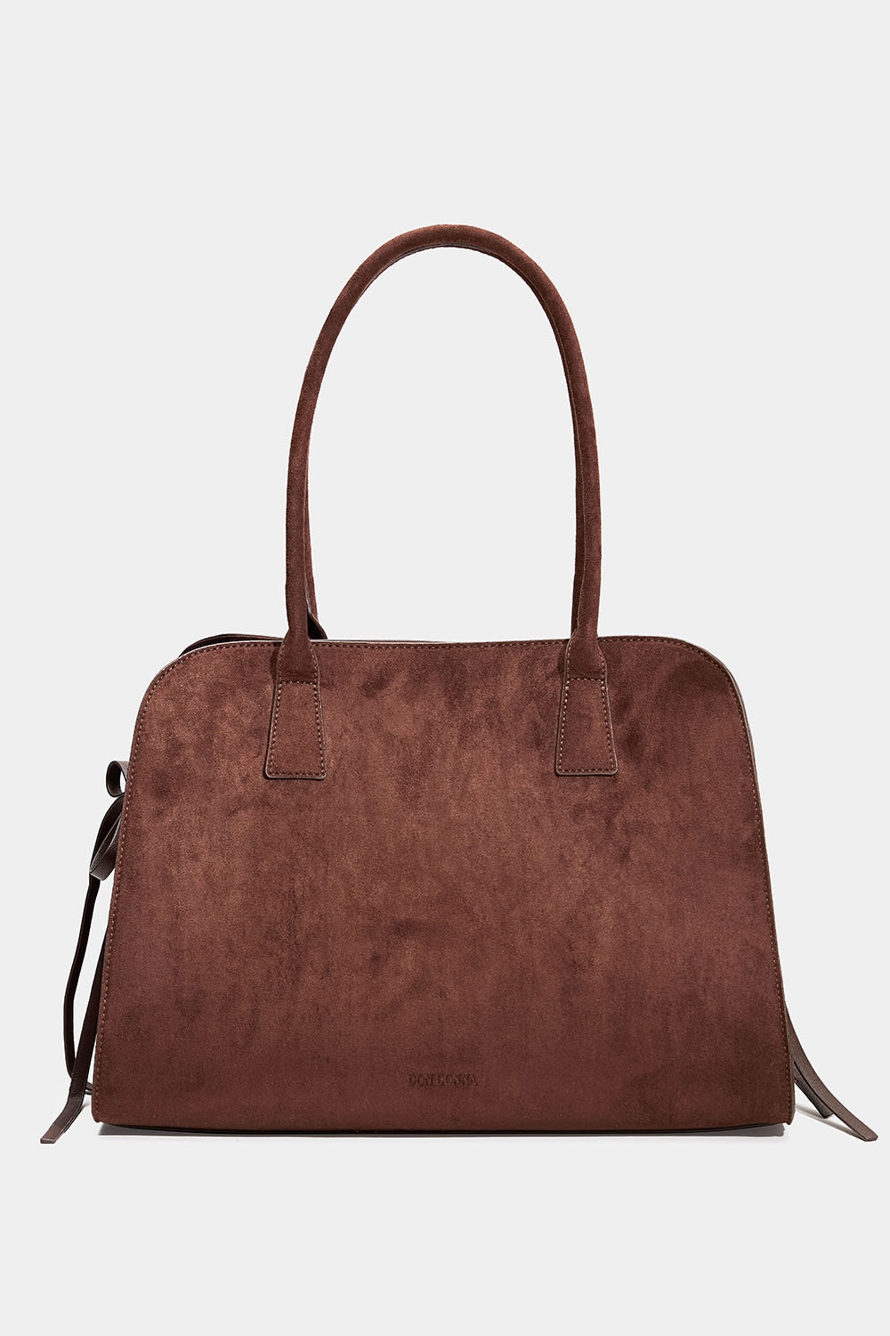 Stor brun shopper med avrundede kanter i gruppen Don Donna - vesker hos Glitter (172002118200)