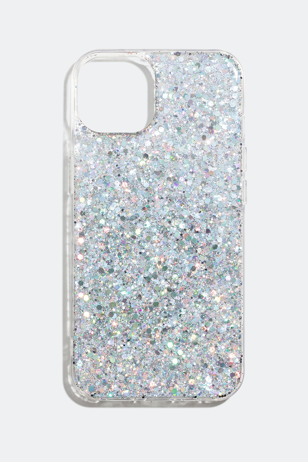 Gjennomsiktig mobildeksel med glitter i gruppen Accessories / Mobiltilbehør / Mobildeksel hos Glitter (1740003334)