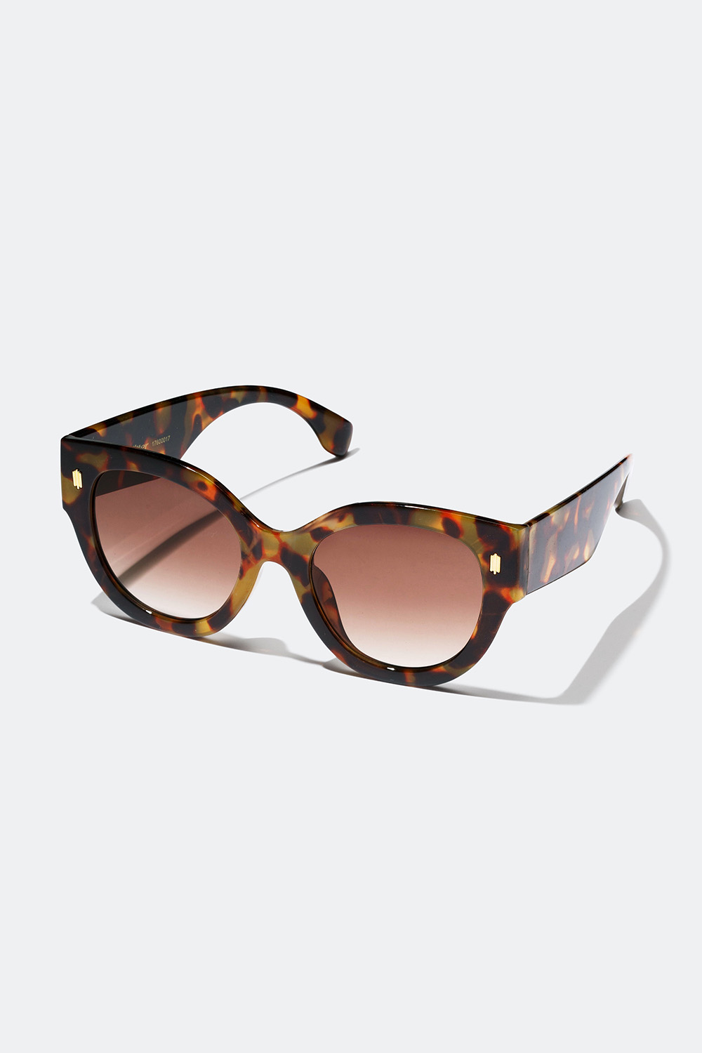 Skilpaddemønstret solbriller med brede stenger i gruppen Solbriller hos Glitter (17600017)