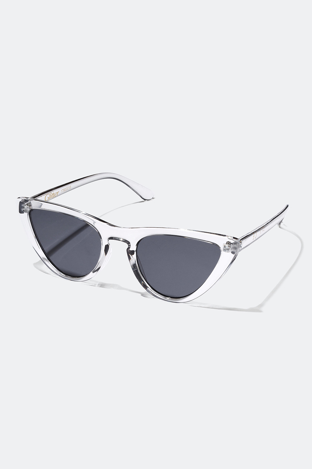 Cateye-solbriller med gjennomsiktig innfatning i gruppen Accessories / Solbriller hos Glitter (17600018)