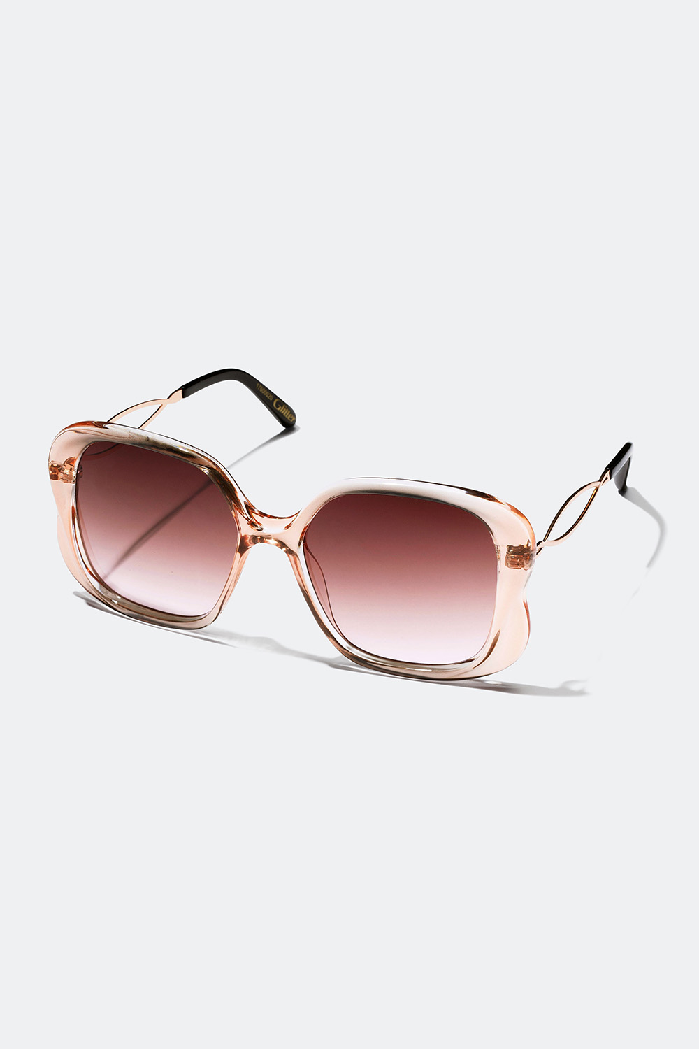Oversize-solbrille i 70-tallsstil i gruppen Solbriller hos Glitter (17600020)