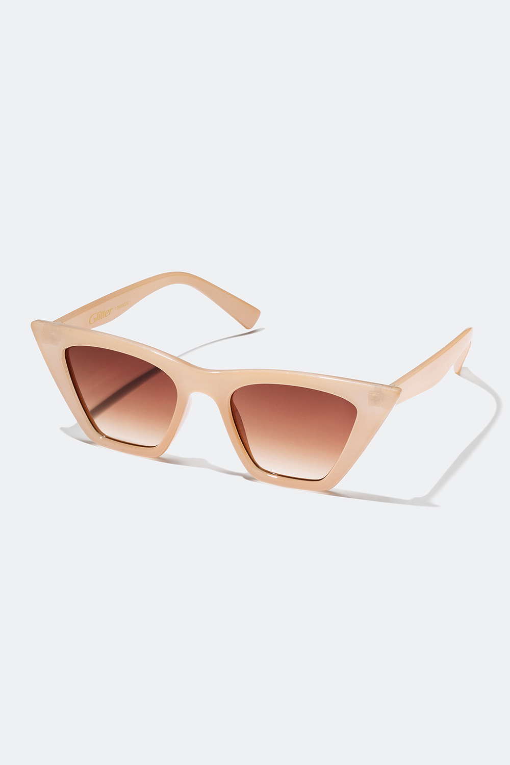 Beige solbriller med cateye-design i gruppen Accessories hos Glitter (17600026)