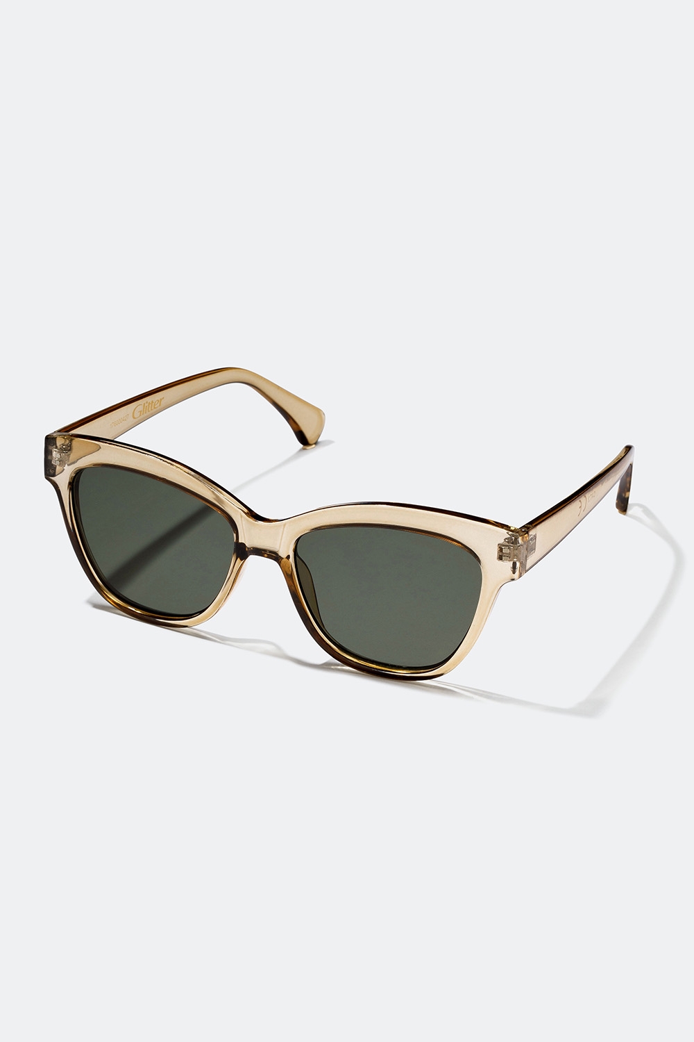 Solbriller med grønn gjennomsiktig innfatning i gruppen Accessories / Solbriller hos Glitter (176000427700)