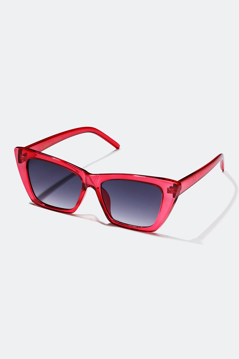 Rektangulære solbriller i rosa med cateye-design i gruppen Solbriller hos Glitter (176000665500)