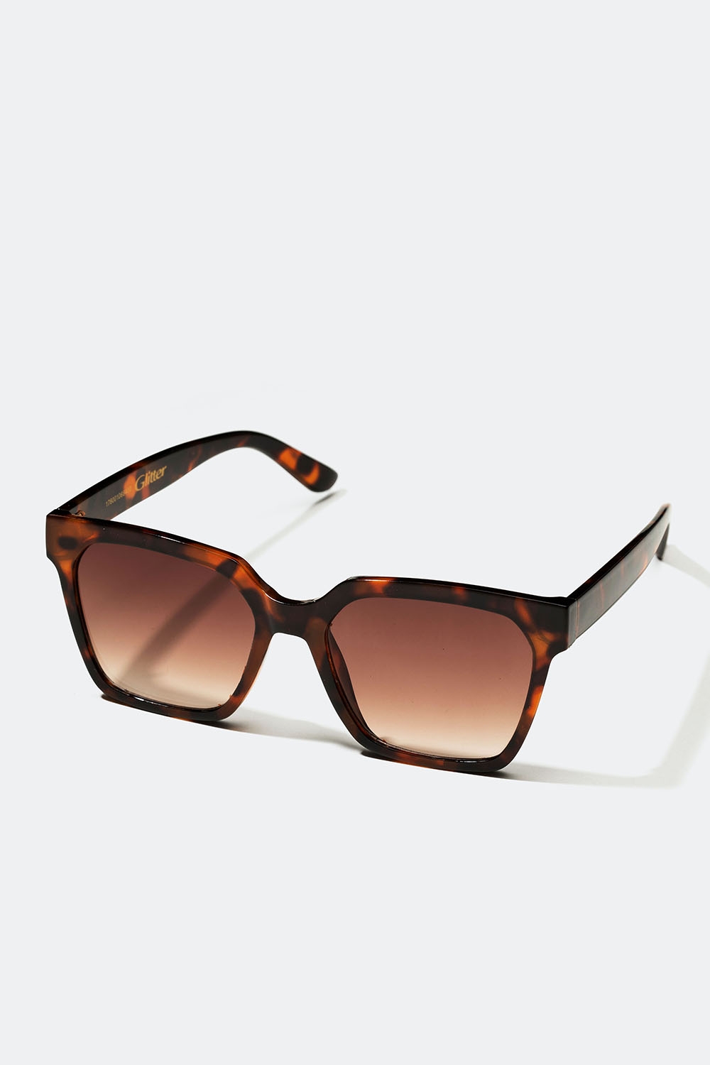 Brune solbriller med skilpaddemønstrede stenger i gruppen Accessories / Solbriller hos Glitter (176001068400)