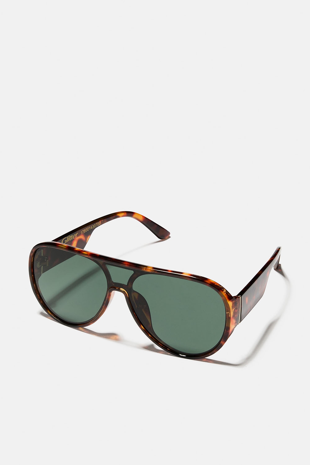 Brune, overdimensjonerte pilotsolbriller i gruppen Accessories / Solbriller hos Glitter (176001430700)