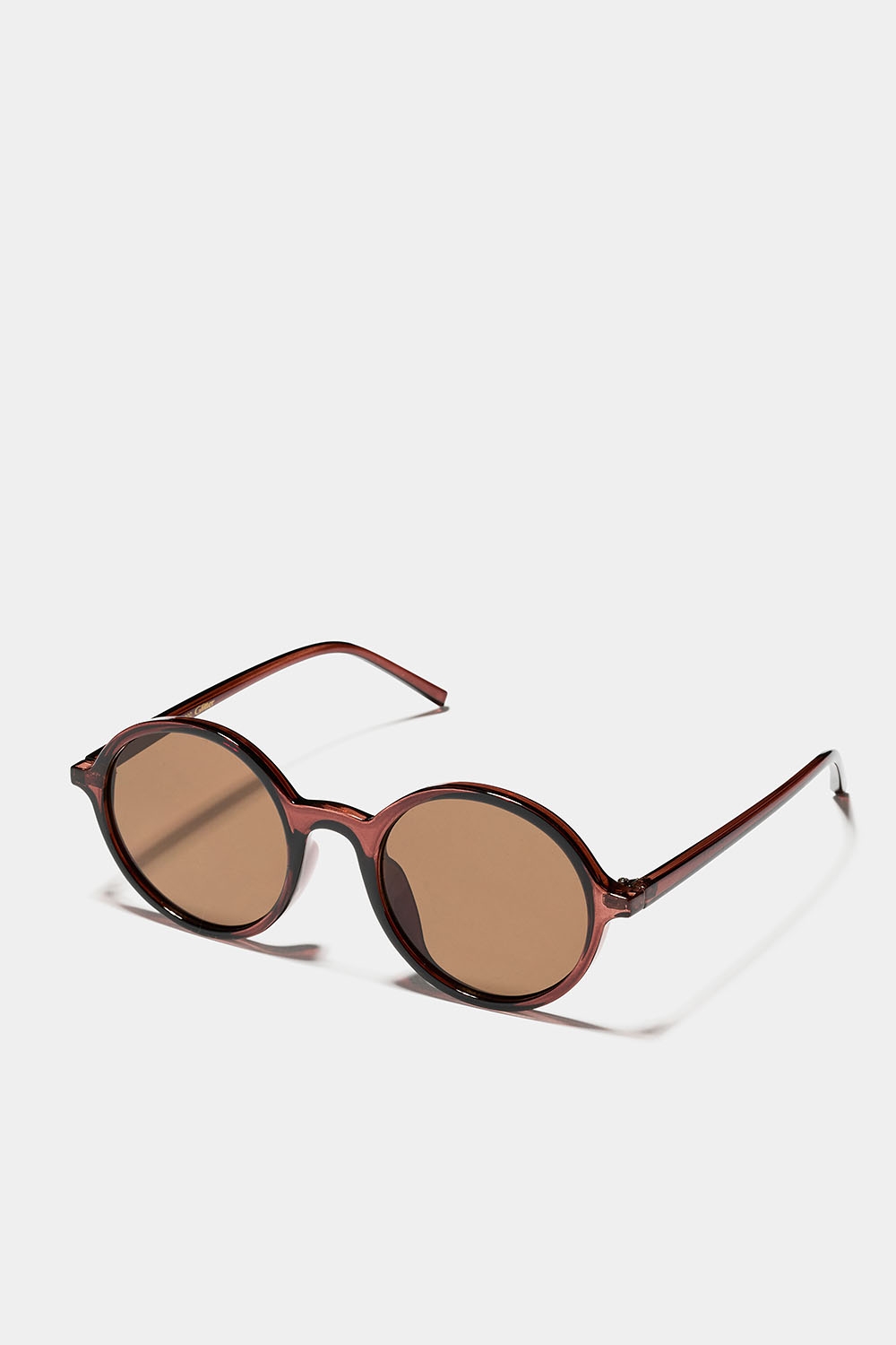 Runde solbriller med brune innfatninger i gruppen Accessories / Solbriller hos Glitter (176001468200)