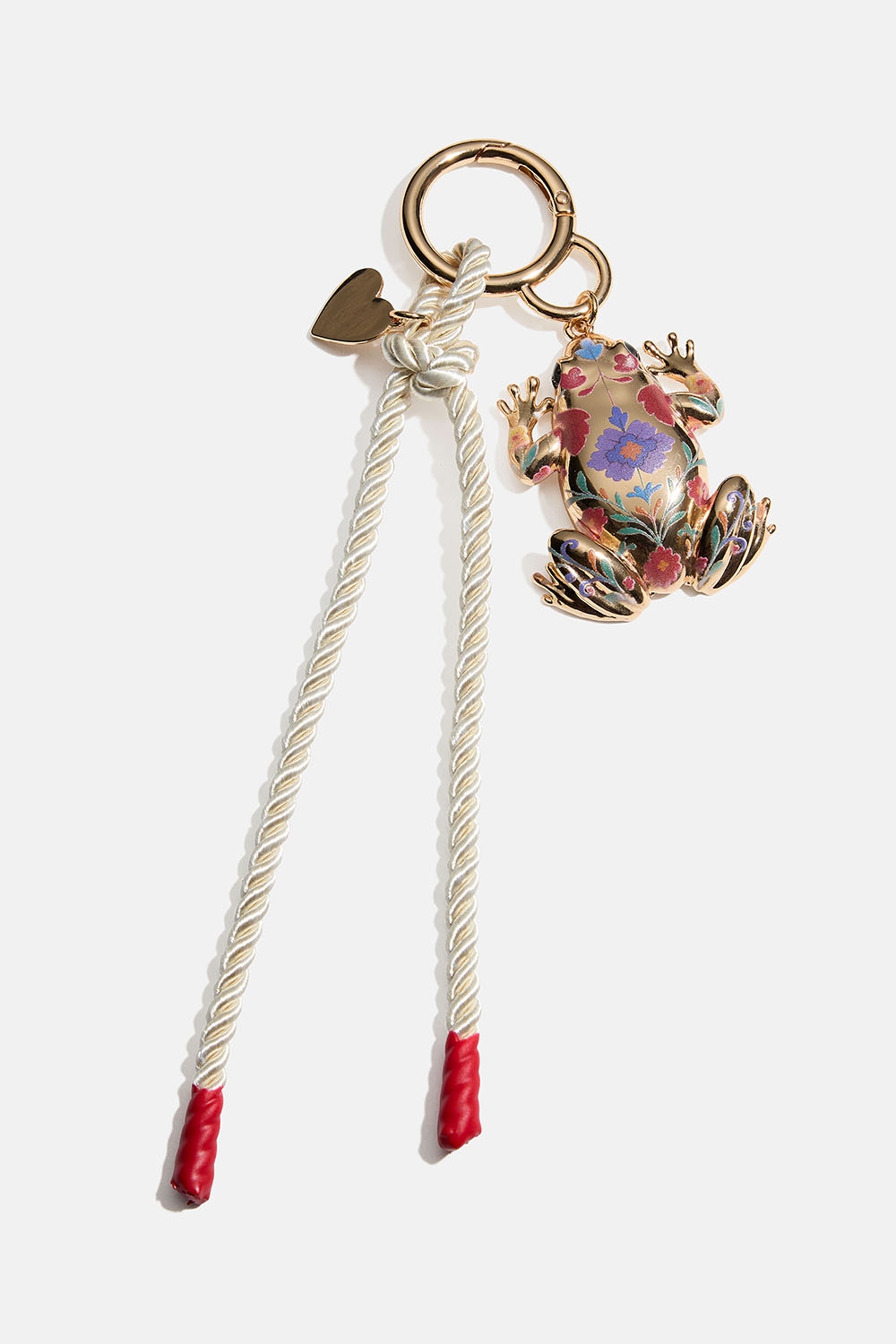 Veskedekorasjon med frosk og snor i gruppen Vesker / Bag charms hos Glitter (177000712000)