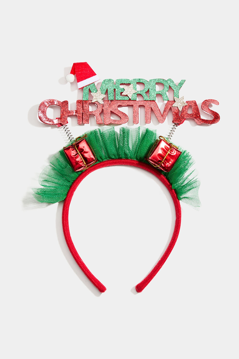 Hårbøyle med Merry Christmas og gaver i gruppen Jul / Christmas Collection hos Glitter (178000429900)