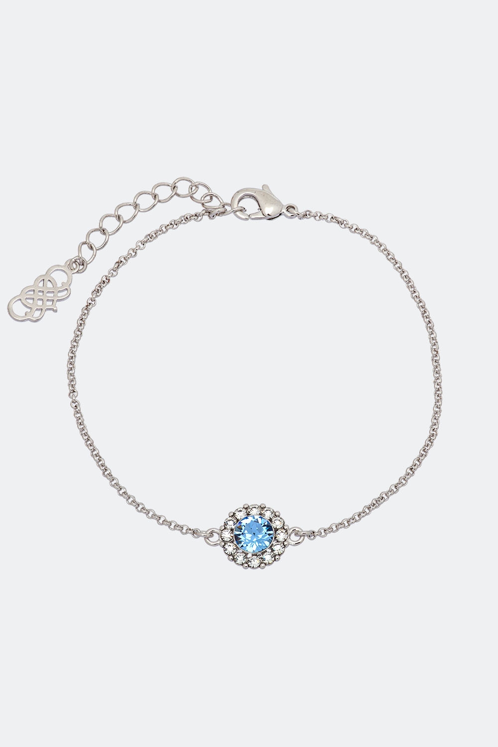 Celeste bracelet - Light sapphire i gruppen Lily and Rose - Armbånd hos Glitter (251000077101)