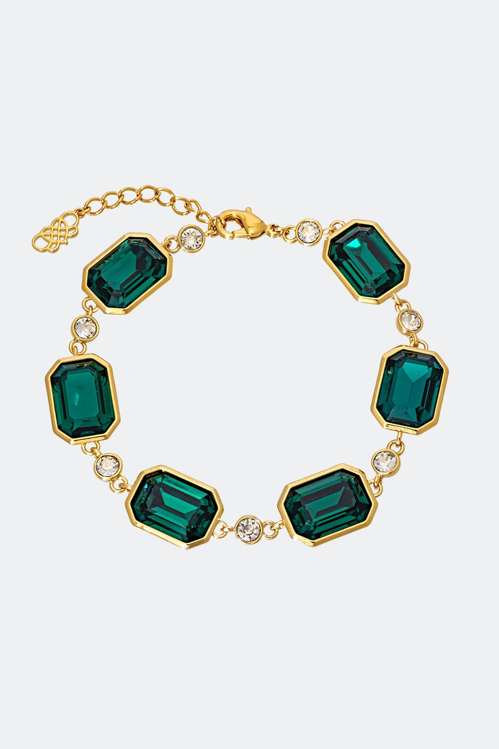 Diane bracelet - Emerald i gruppen Lily and Rose - Armbånd hos Glitter (251000087502)
