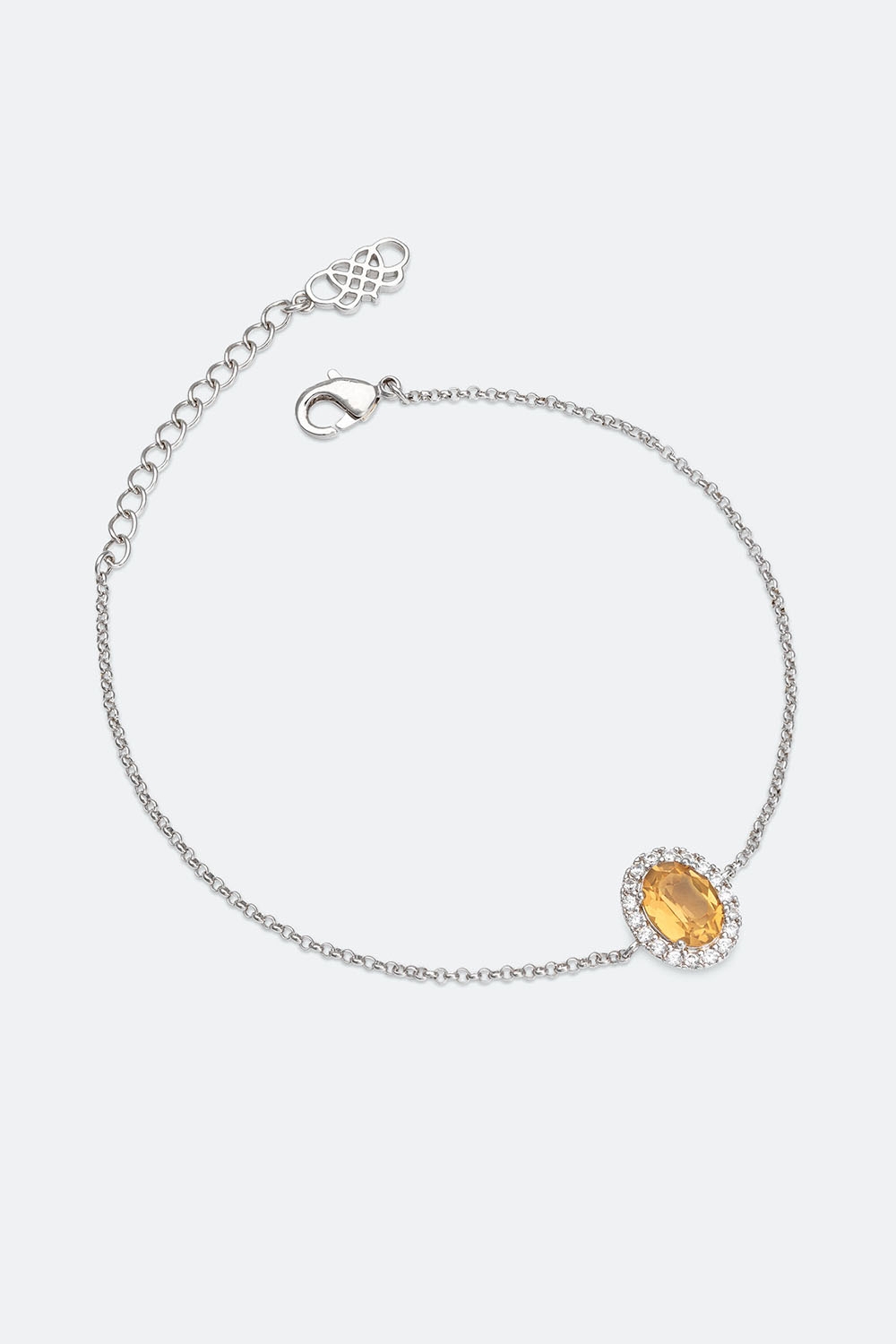Miss Luna bracelet - Golden brown topaz i gruppen Lily and Rose - Armbånd hos Glitter (251000384601)