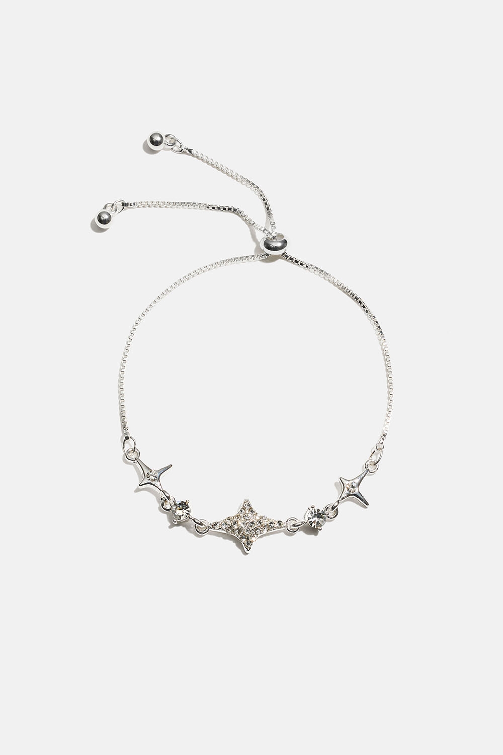 Armbånd med stjerner og strass i gruppen Smykker / Armbånd / Tynne hos Glitter (251001791001)