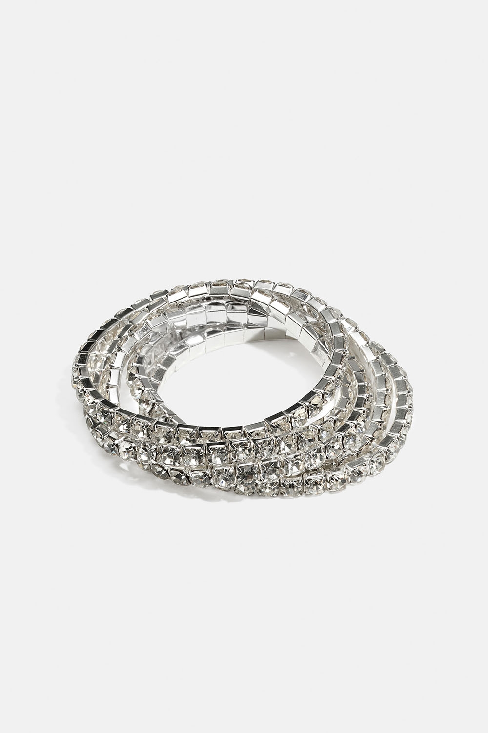 5-pakning elastisk strassarmbånd i gruppen Smykker / Armbånd / Flerpakning hos Glitter (251001811001)