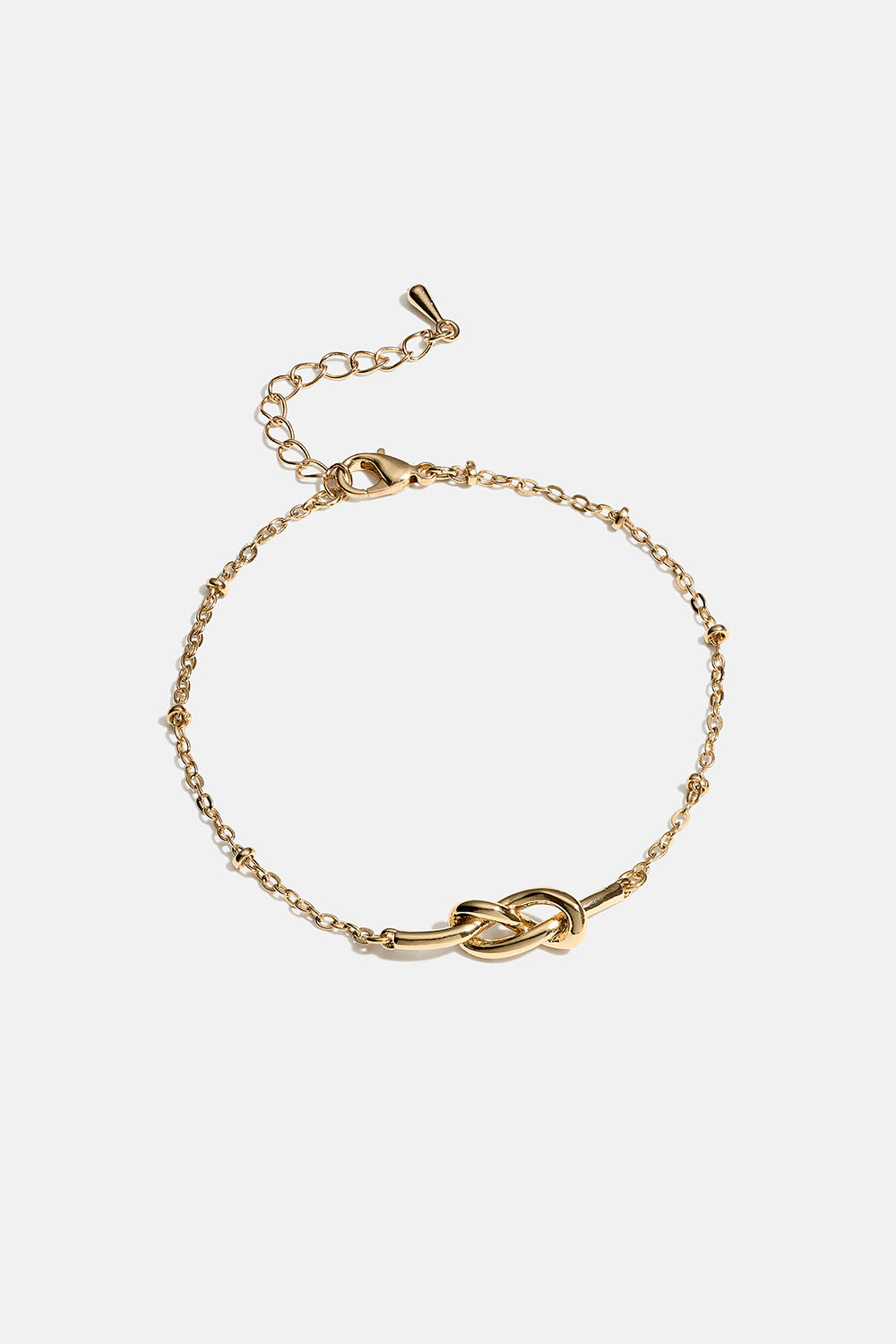 Gullfarget armbånd med knute i gruppen Smykker / Armbånd hos Glitter (251001942002)