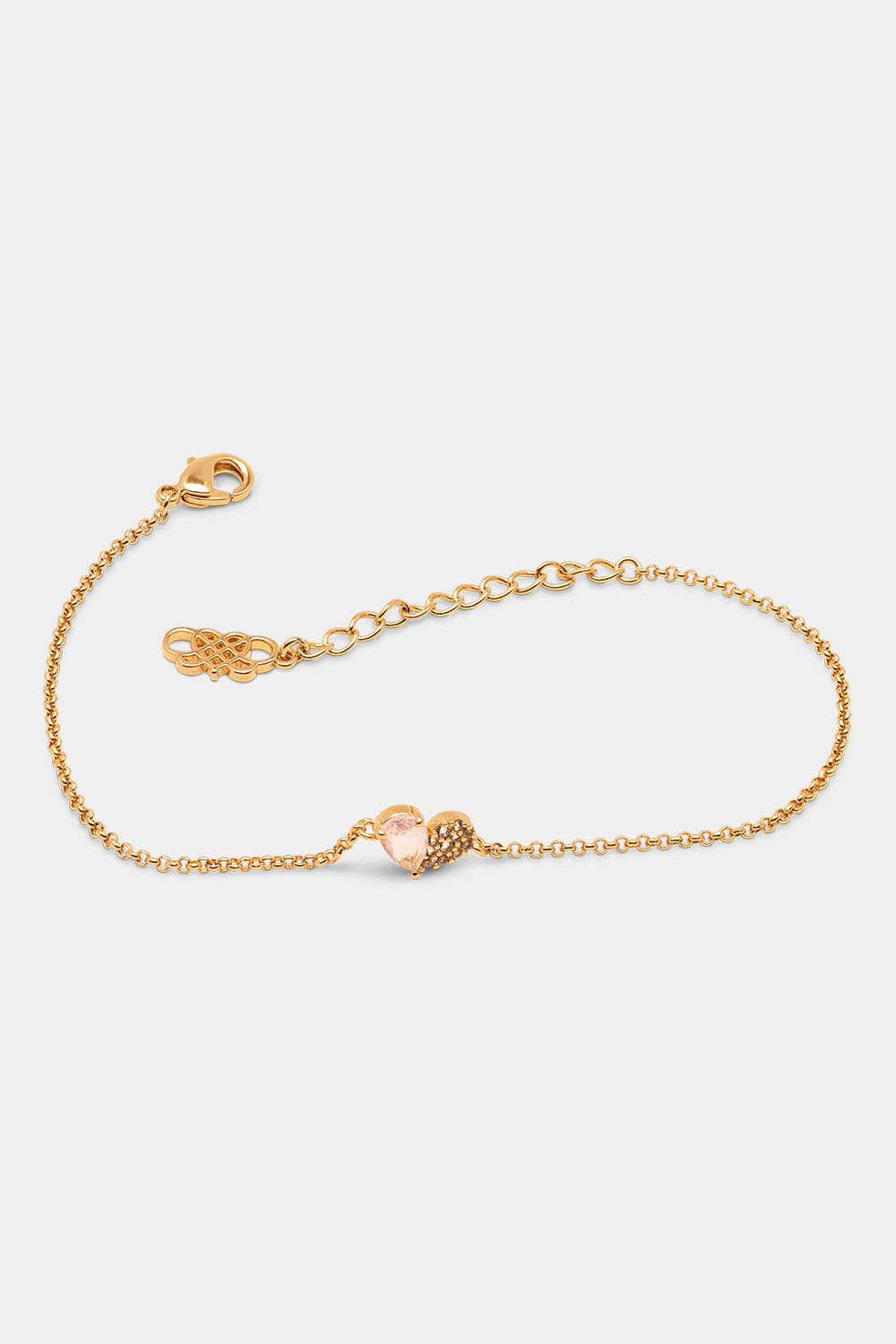 Charlotte bracelet - Light pink i gruppen Lily and Rose - Armbånd hos Glitter (251002612000)