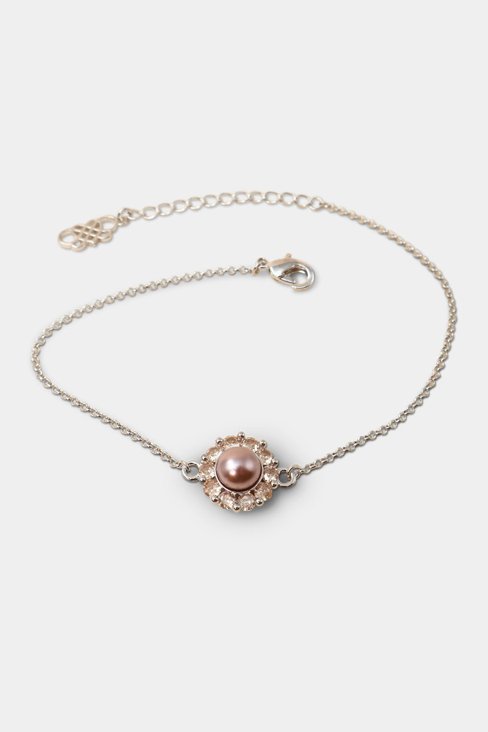 Miss Sofia bracelet - Pink topaz pearl i gruppen Lily and Rose - Armbånd hos Glitter (251002725000)