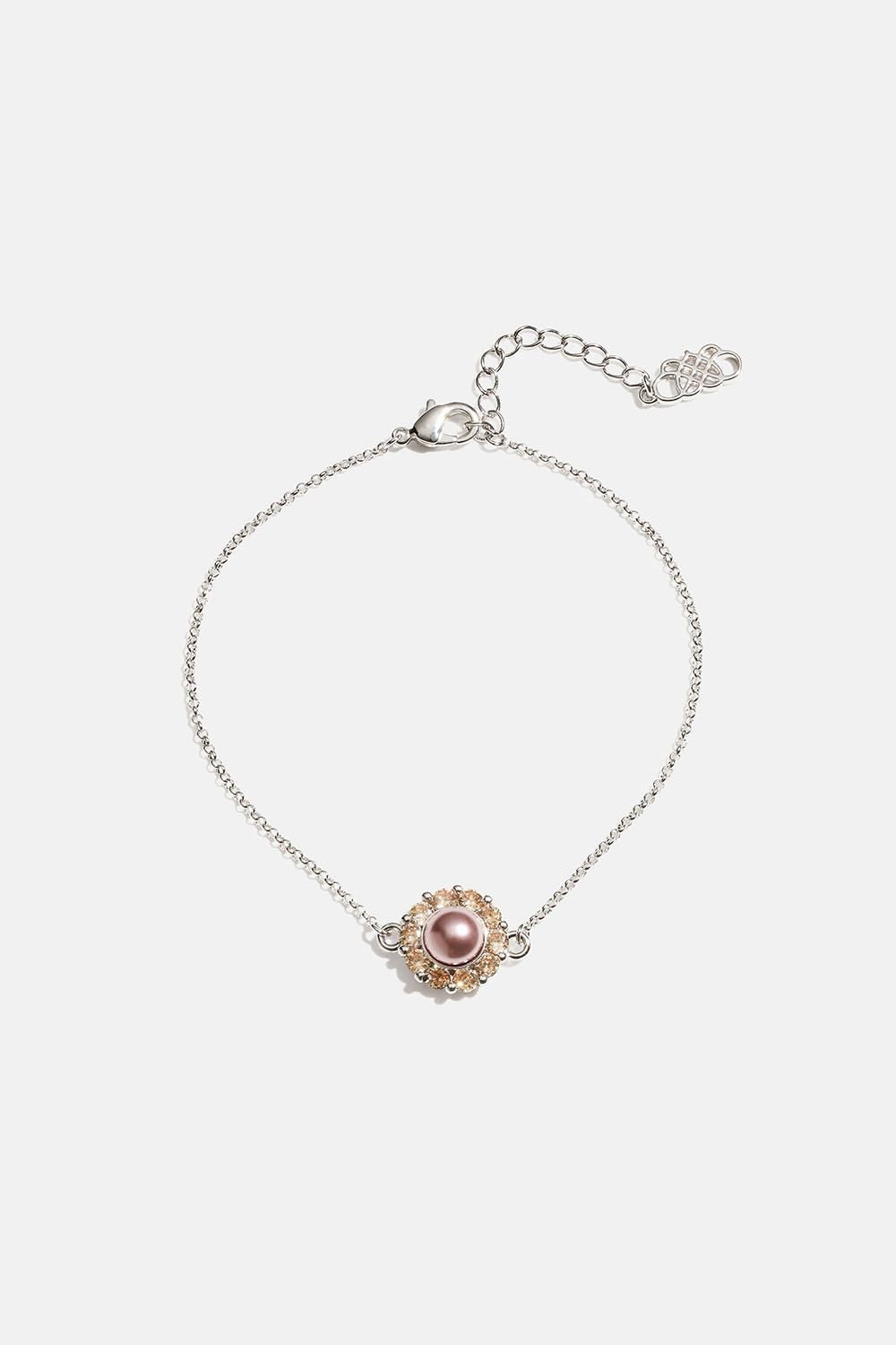 Miss Sofia bracelet - Pink topaz pearl i gruppen Lily and Rose - Armbånd hos Glitter (251002725000)