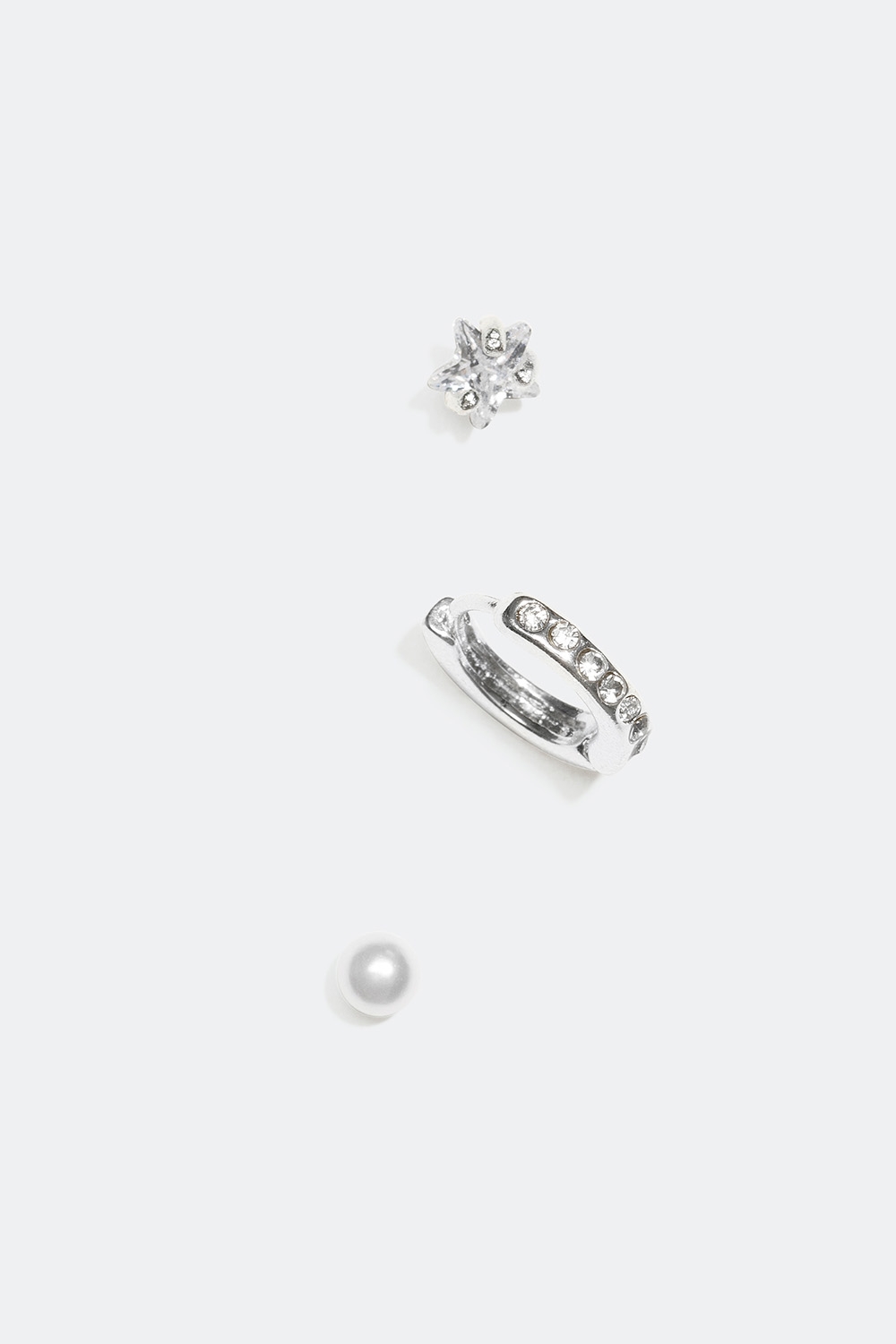 Ring, stud og perle, 3-pakning i gruppen Smykker / Øredobber / Flerpakning hos Glitter (25300146)