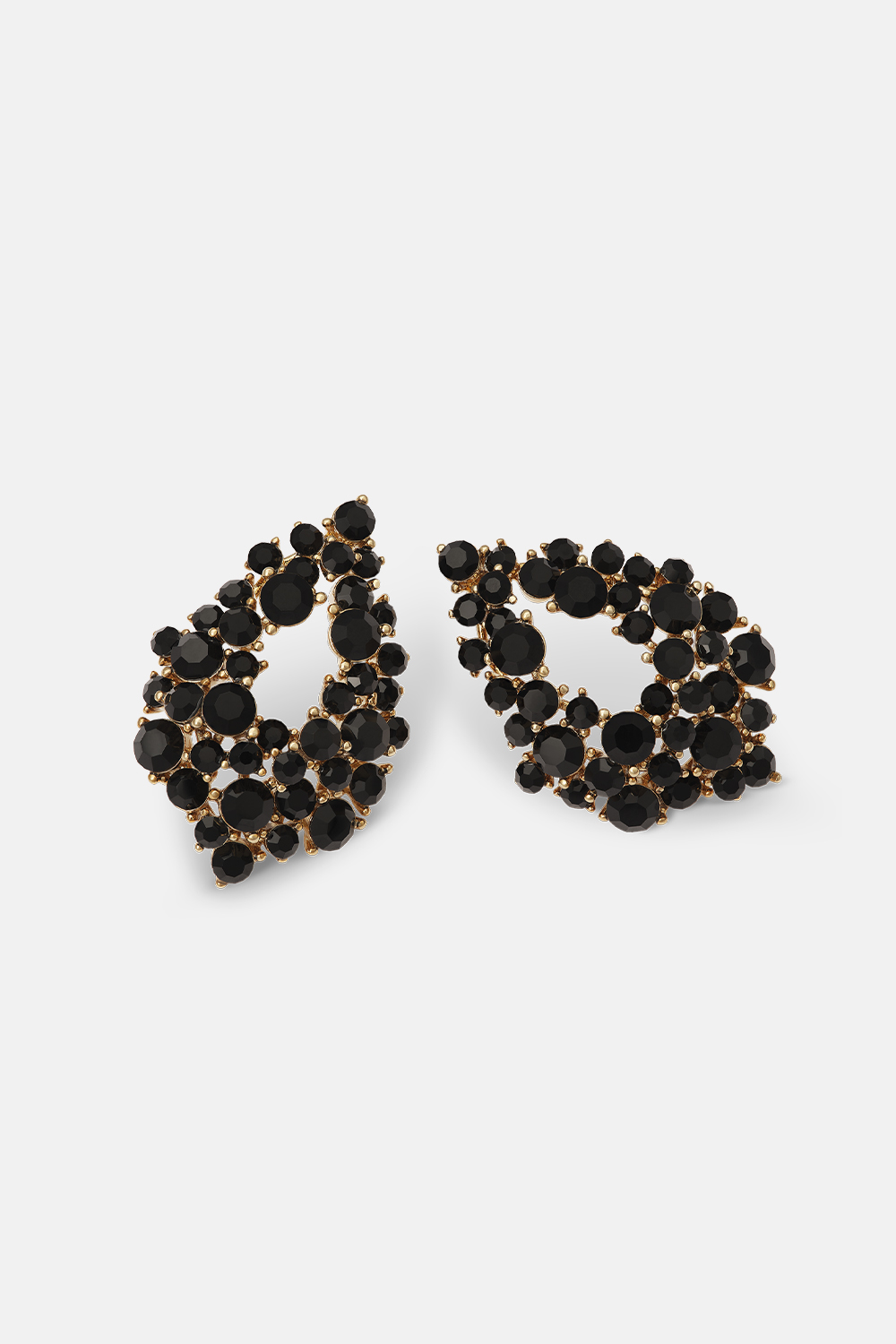 Alice earrings - Jet i gruppen Smykker / Øredobber / Rhinestone hos Glitter (253001619002)