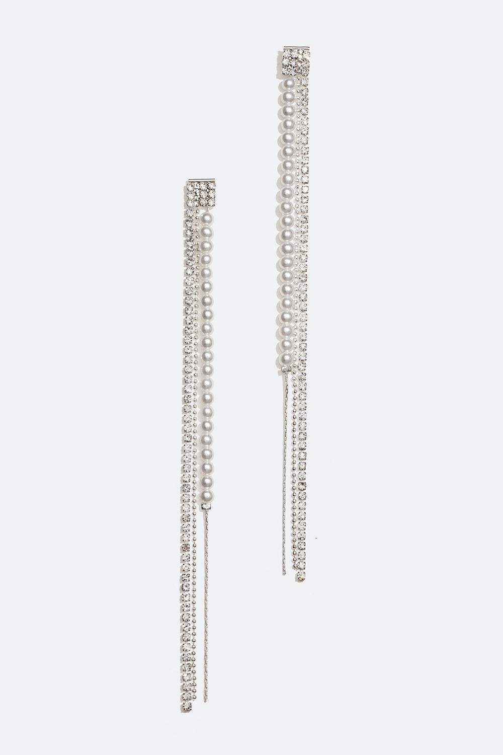 Lange øredobber med glassteiner og perler i gruppen Smykker / Øredobber hos Glitter (253005900201)