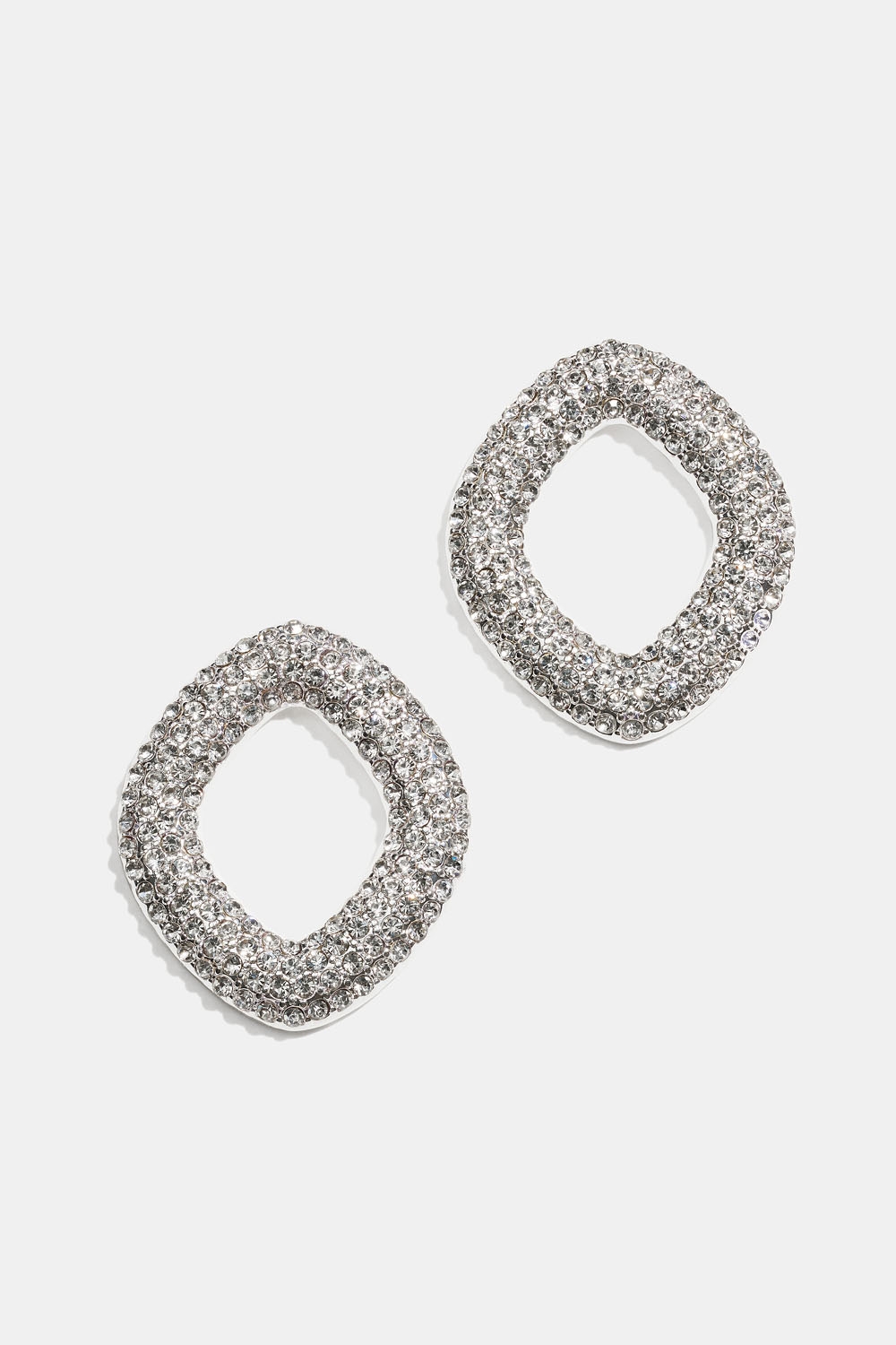 Øredobber med diamantform og strass i gruppen Smykker / Øredobber / Rhinestone hos Glitter (253009541001)