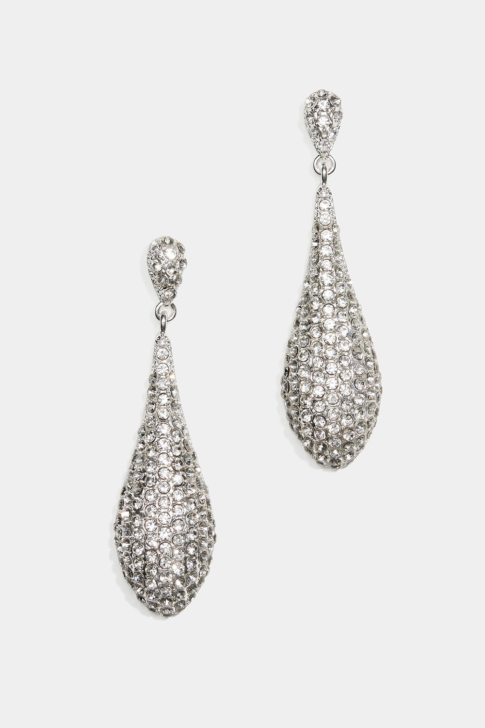 Øredobber med lang dråpeform og strass i gruppen Smykker / Øredobber / Rhinestone hos Glitter (253010410201)