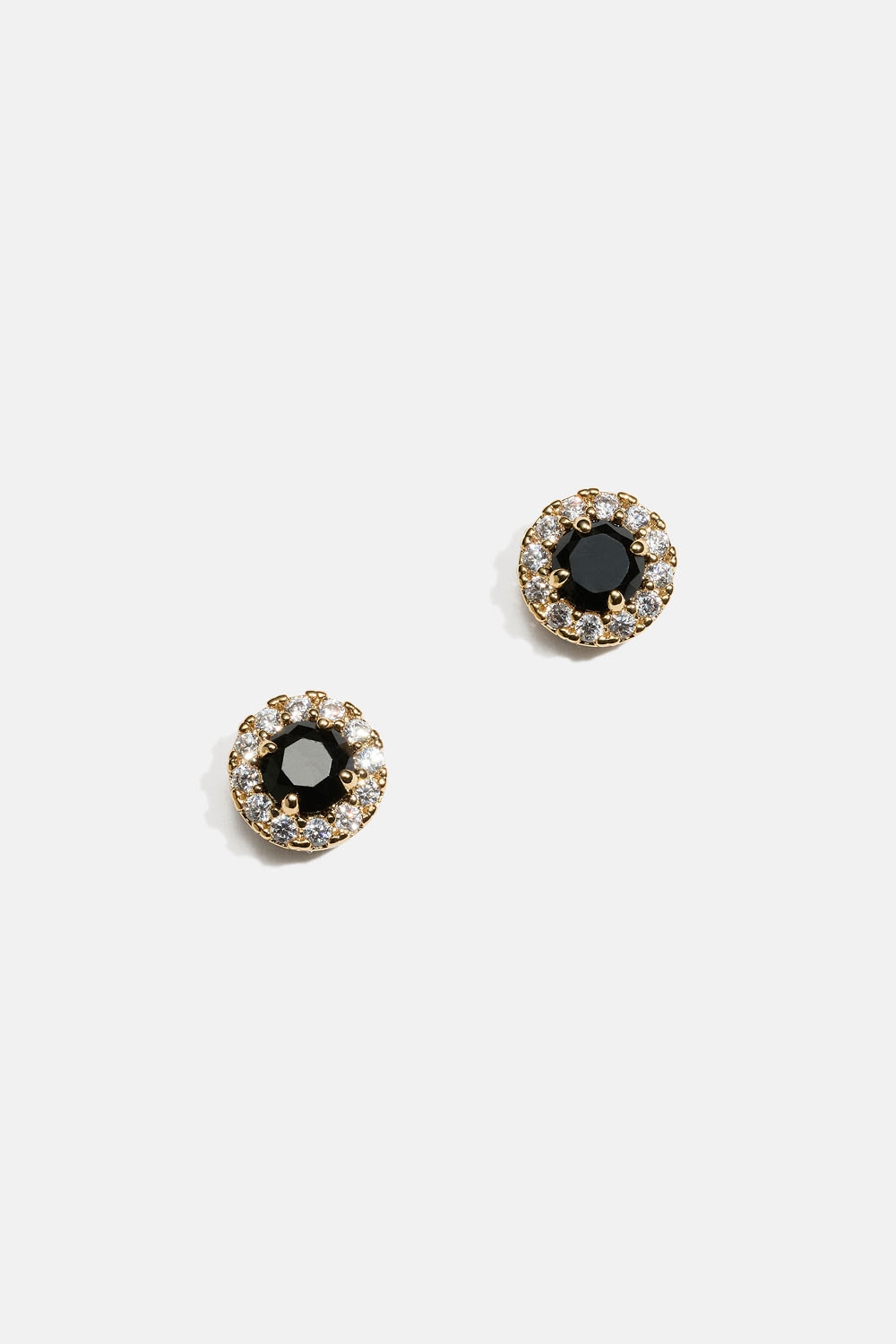 Laurie earrings - Jet i gruppen Smykker / Øredobber / Studs hos Glitter (253010609002)