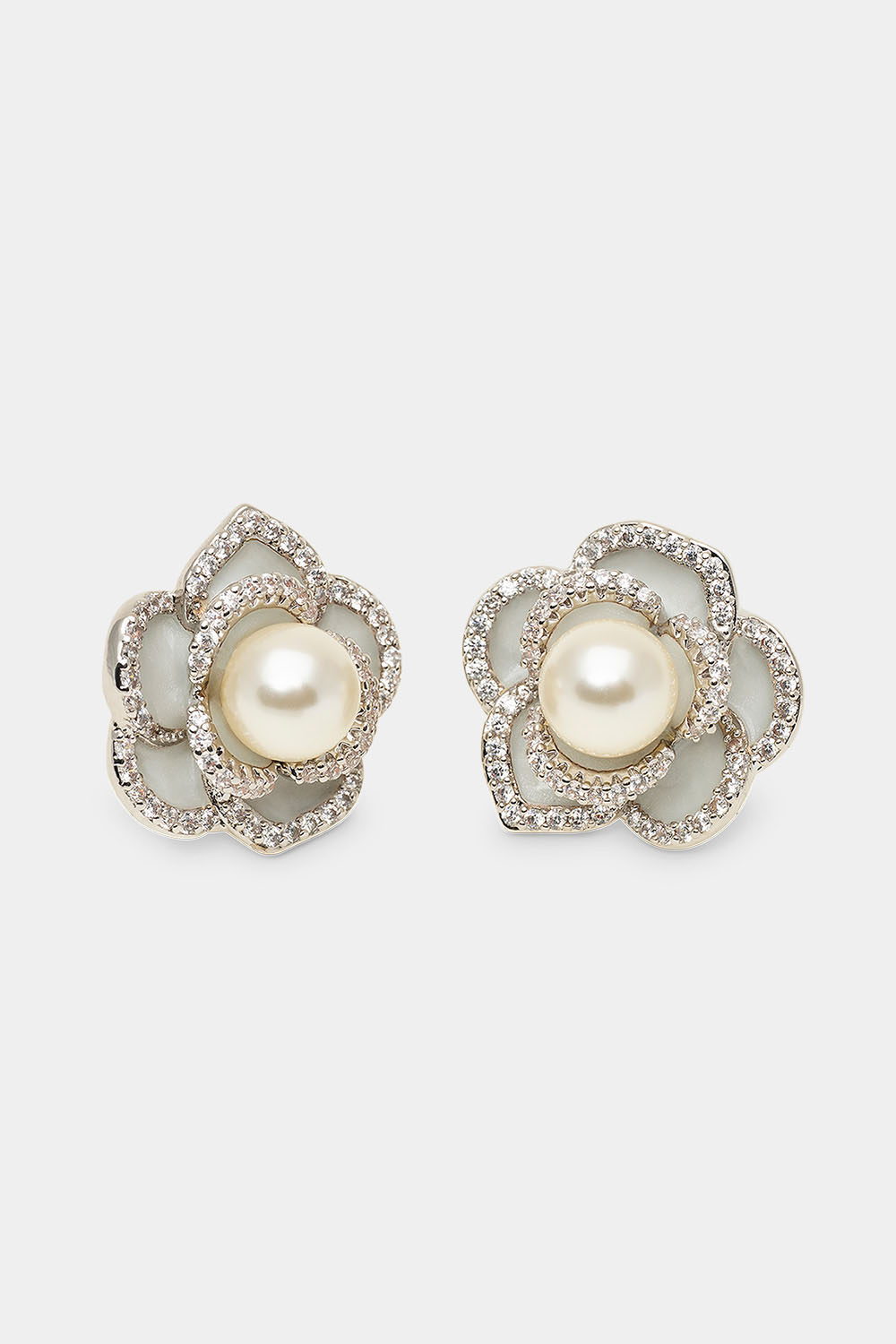 Coco rose earrings - Ivory mist i gruppen Lily and Rose - Øredobber hos Glitter (253011571001)
