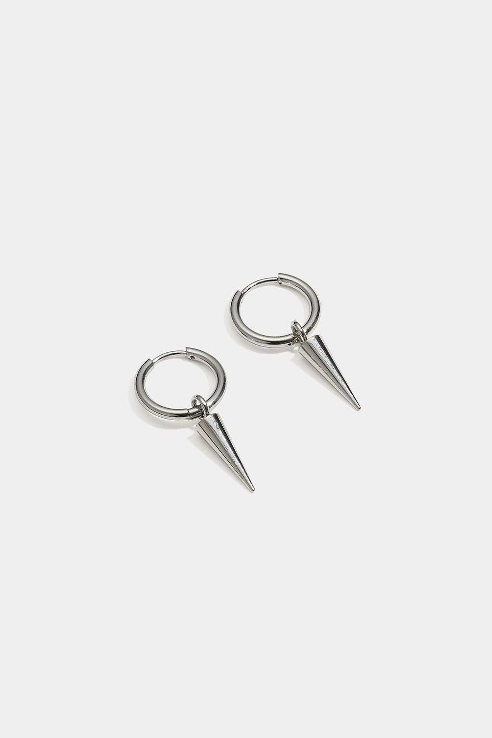 Hoops i stål med nagler i gruppen Stainless Steel / Øredobber i stål hos Glitter (253012151600)