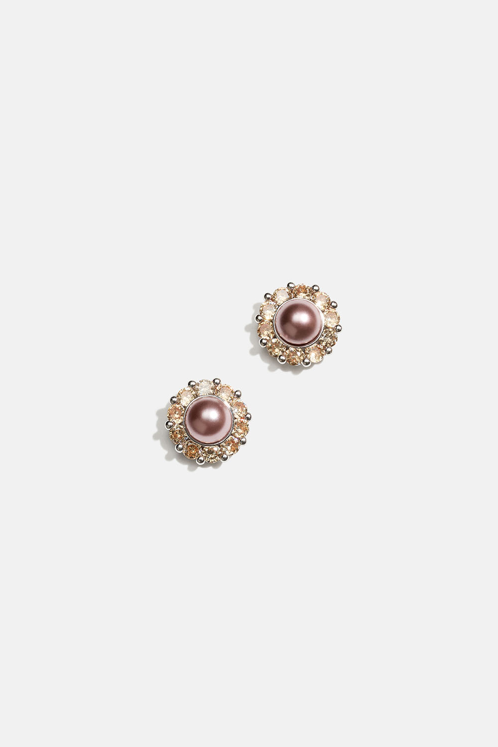 Miss Sofia earrings - Pink topaz pearl i gruppen Lily and Rose - Øredobber hos Glitter (253746815000)