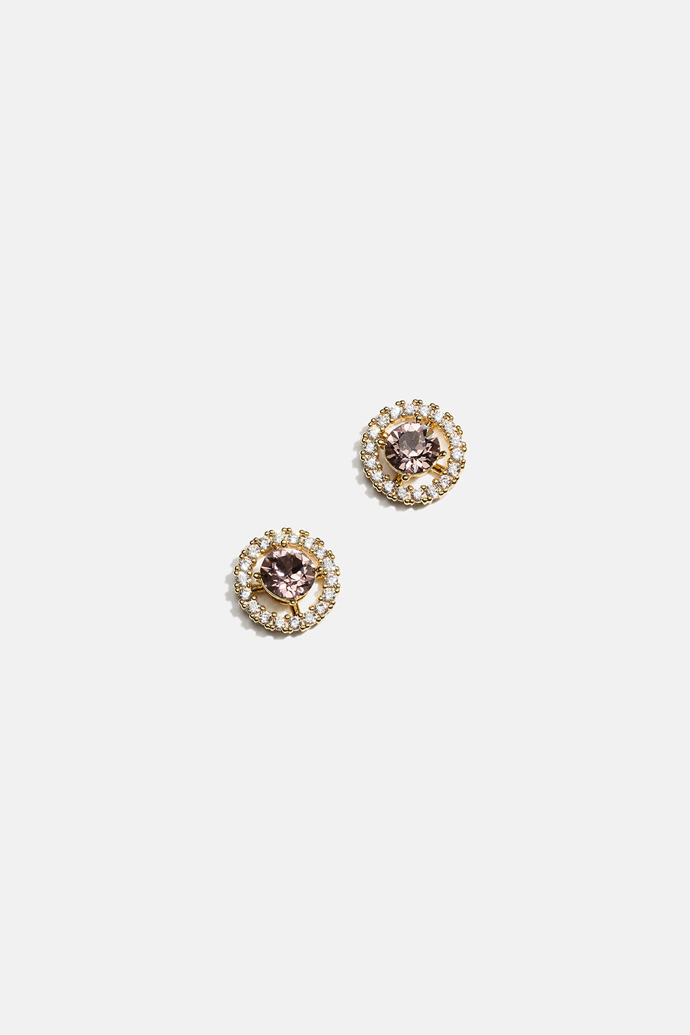 Miranda Twist earrings - Pink topaz i gruppen Lily and Rose - Øredobber hos Glitter (253746845000)