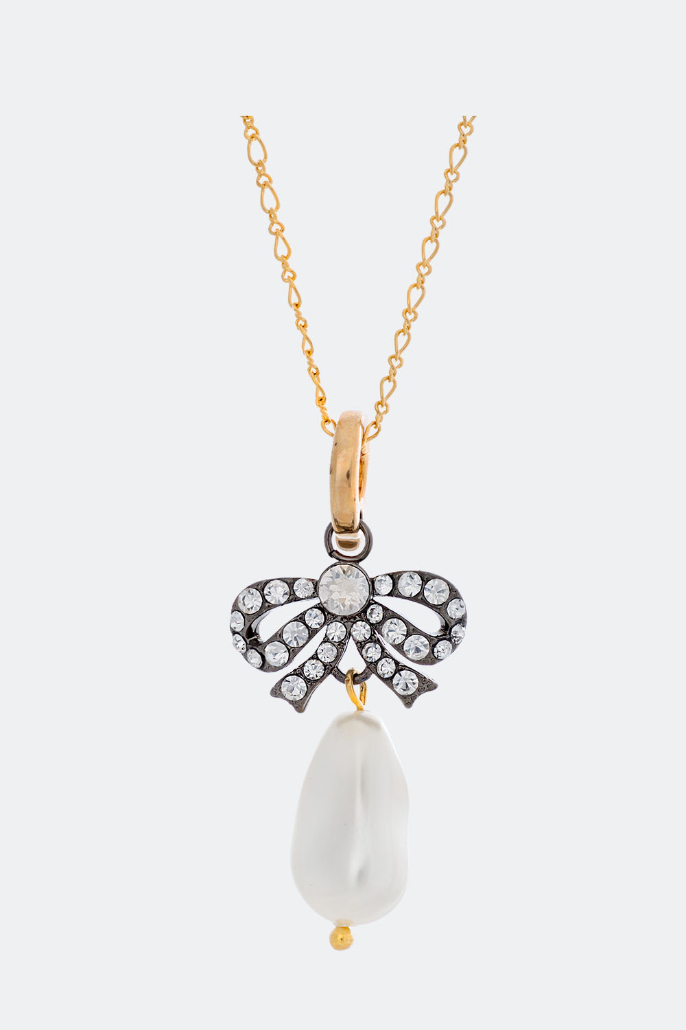 Marie Antoinette pearl necklace - Crystal i gruppen Lily and Rose - Halskjeder hos Glitter (254000163102)