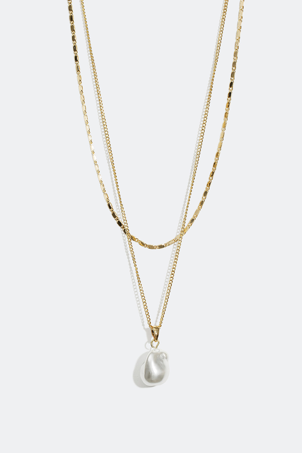 Dobbelt halskjede med perler i gruppen Smykker / Halskjeder / Halskjeder med anheng hos Glitter (25400052)